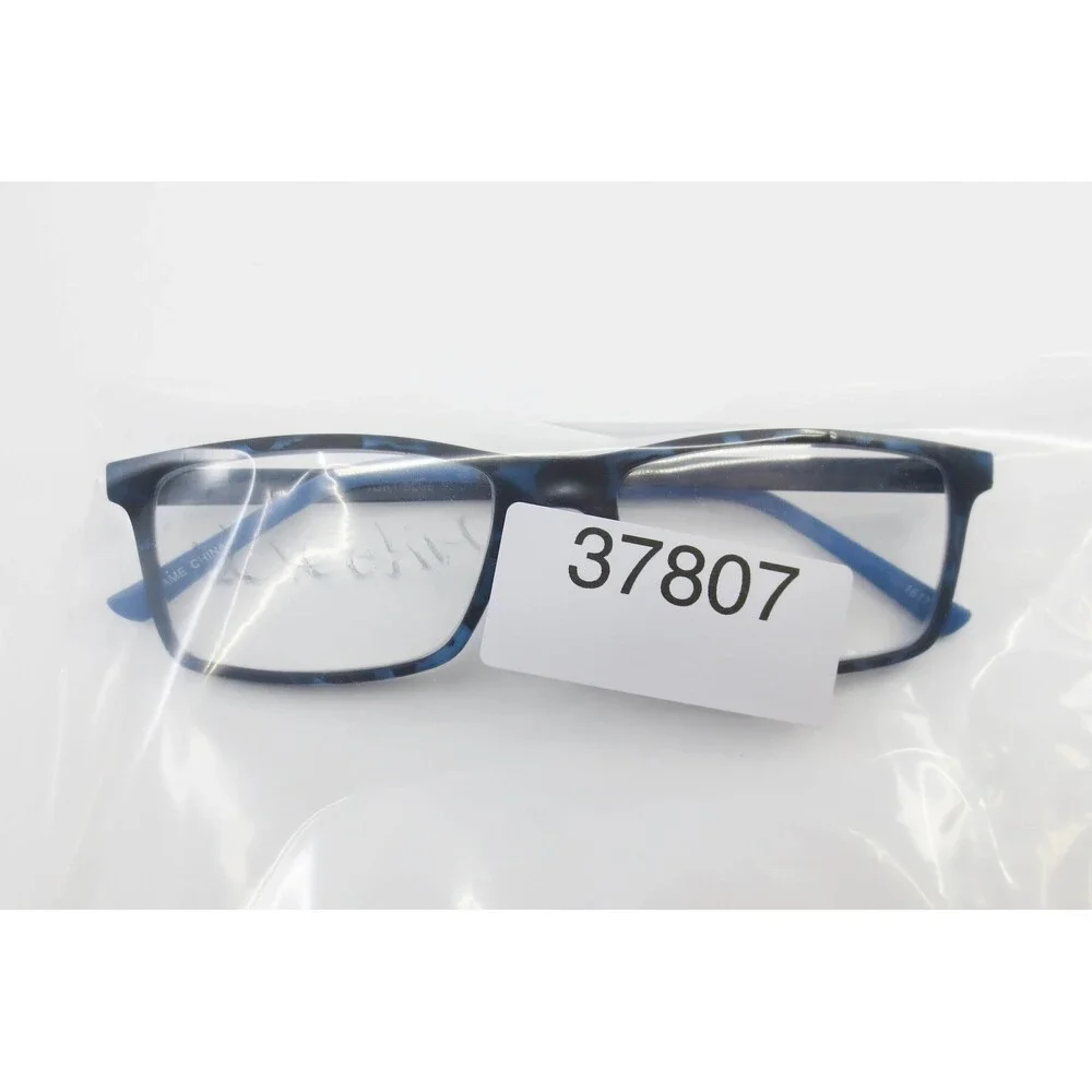 Modern Blue Tortoise Rectangular Eyeglasses Frames MP 20209 55-17-145